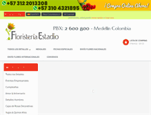 Tablet Screenshot of floristeriaestadio.com